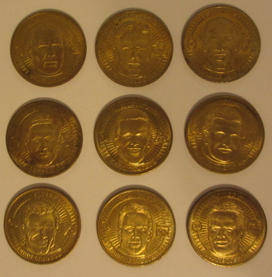 1997-98 Pinnacle mint collection hockey kolikkoja