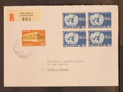 # 23362 # R-Kirje Sveitsi > Ranska - 1978
