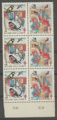 1984 joulumerkki 6-ryhmä ++