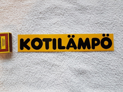 KOTILÄMPÖ VANHA TARRA