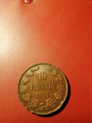 10 penniä 1914 Copper/Kupari *
