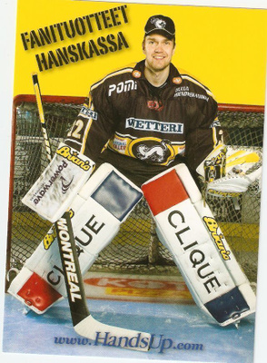 TUOMAS TARKKI Oulun Kärpät Mainos Postikortti