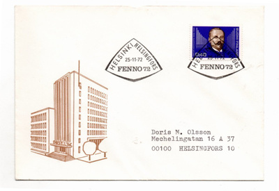 Helsinki:  Fenno 72 (erikoisleima 25.11.1972)