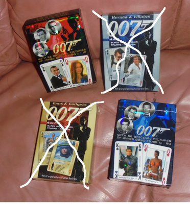 Pelikortit James Bond 2 kpl