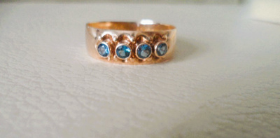 14K Kultasormus koko 19 Vintage