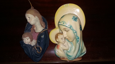 Vanha Ikoni tai figure Jeesus äiti