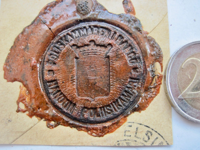 VANHA Vahasinetti Poliisi Hanko n. 1920