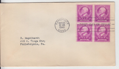 USA FDC 1940 famous educators