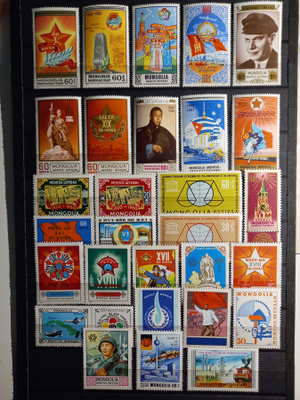 MONGOLIA suuri levyllinen postituoretta 1970-80-l **