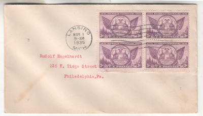 USA FDC Michigan State Seal