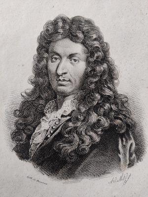 Vanha litografia Lully
