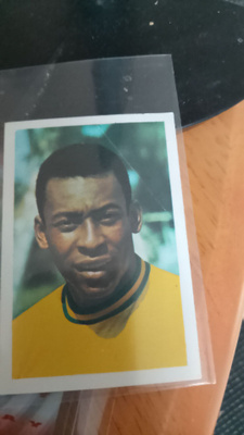Ultra rare jalkapallo sticker Pele! Jopa nrmt!
