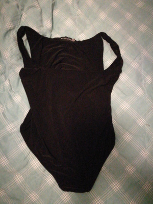 Prettylittlething-musta' 'satiininen' alusasu body 44(L)