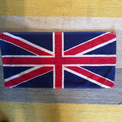 Baarimikon pyyhe: Union Jack.