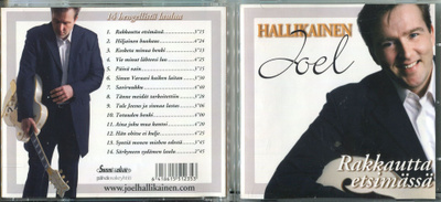 JOEL HALLIKAINEN . CD-LEVY . RAKKAUTTA ETSIMÄSSÄ