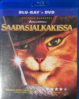 Saapasjalkakissa-Puss Boots -Blu-Ray