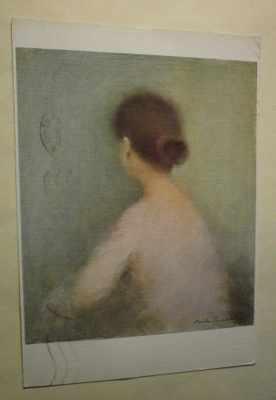 Maila Ponkkonen: Nuori nainen (öljy), p. 1983