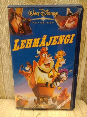 Lehmäjengi VHS-kasetti. Walt Disney