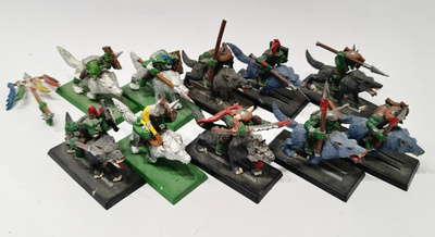 WHFB - 10kpl Goblin Wolf Riders [F67]