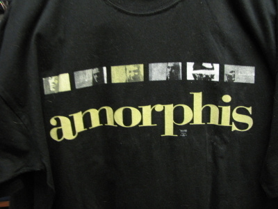 AMORPHIS - AM UNIVERSUM T- PAITA KOKO XL+BÄNDIN NIMMARIT (w)