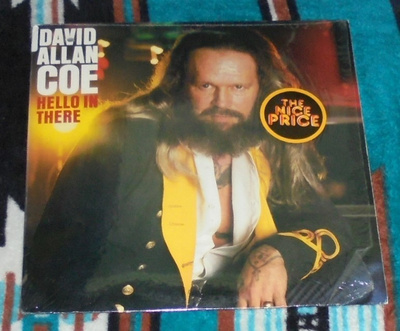 DAVID ALLAN COE ~ Hello In There ~ LP
