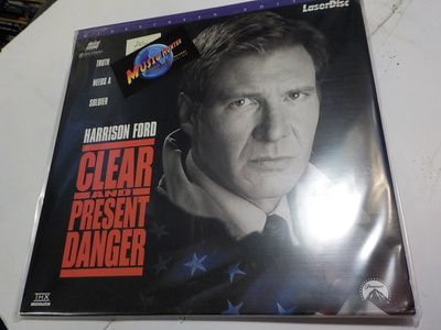 HARRISON FORD - CLEAR AND PRESENT DANGER 2x LASERDISC