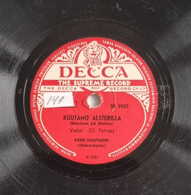 Savikiekko 1948 - Decca orkesteri - Decca SD 5035