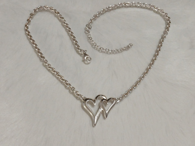 Ovh 259€ Design Hopea Masive Sagara Silver Double Heart  925
