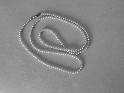 Helminauha 80,5 cm Hopealukko 925 Vintage