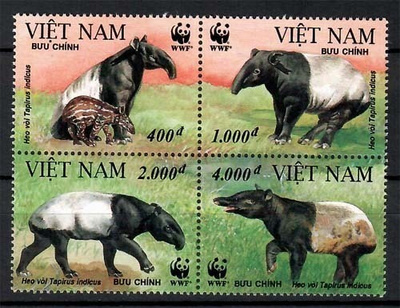 WWF Tapiirit eläinaiheinen sarja VIETNAM **