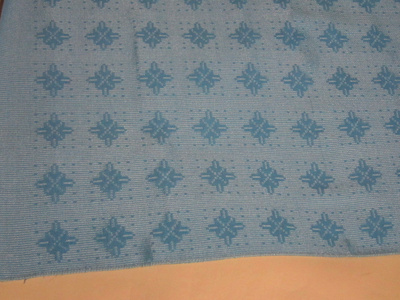 Retro sininen pöytäliina 100 cm x 104 cm