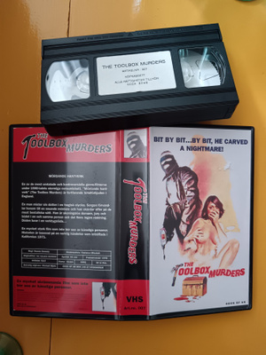 Toolbox murders [VHS] Ruotsi kasetti