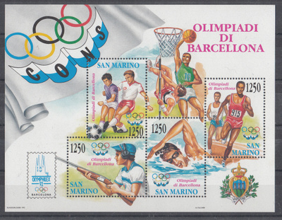 SAN MARINO 1992 Olympialaiset **