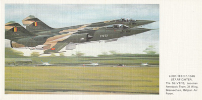 LENTOKONEKORTTI - LOCKHEED F.104G STARFIGHTER