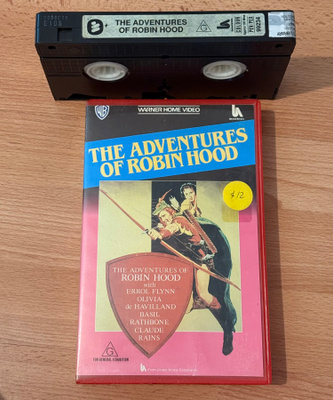 The Adventures Of Robin Hood  VHS AU