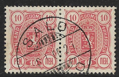 Kolmilukuiset 10p 1889 (LAPE 29B) O pari