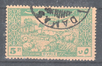 Syyria  1946 lentomerkki.