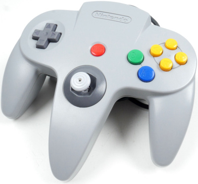 Nintendo 64 Grey Controller (Refurbished)
