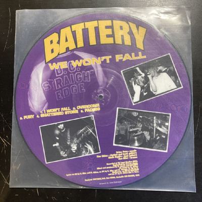 Battery - We Won't Fall / Let The Past Go LP