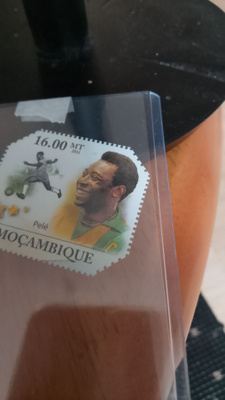 Rare mocambigoue stamps jalkapallo Pele!