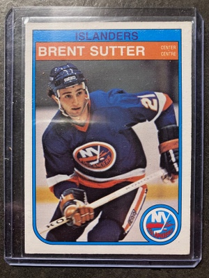 1982-83 OPC Brent Sutter Rookie Card #216 New York Islanders