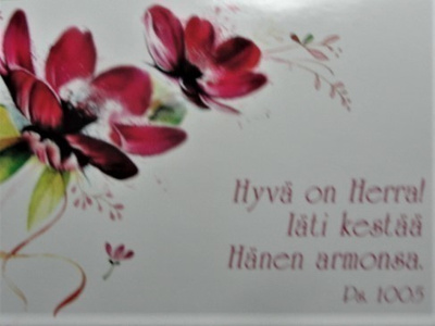 NO 100 - hyvä on herra. iäti kestää hänen armonsa  Ps.100:5
