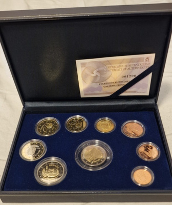 Espanja 2011 Proof rahasarja 5,88e mukana Alhambra juhlaraha