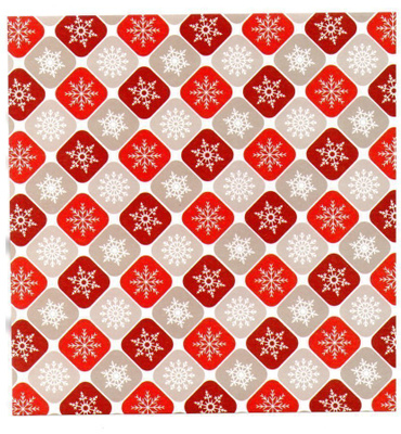 KUVIOPAPERI "°JOULUVÄRIT & LUMITÄHDET°" /(20cm x 20cm)
