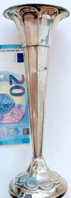 VANHA Maljakko Sterling Hopeaa Englanti 1896