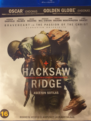 HACKSAW RIDGE ASEETON SOTILAS BLU-RAY