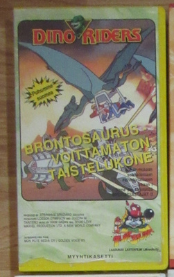 Dino Riders: Brontosaurus - voittamaton taistelukone VHS