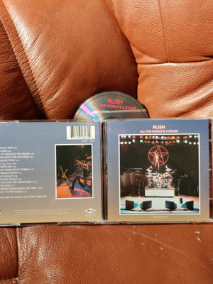 RUSH -all the world's a stage CD.