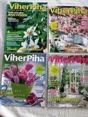 Viherpiha-lehtiä. 1,00€ kpl