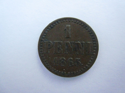 1 penni 1865